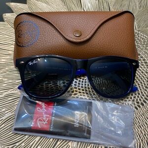 Ray-Ban Sunglasses, Ray Ban wayfarer Sunglasses  Blue And Black